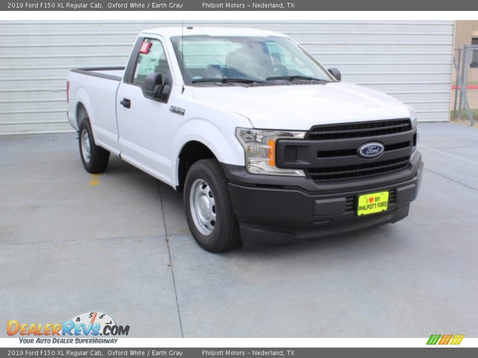 2019 Ford F150 XL Regular Cab Oxford White / Earth Gray Photo #2