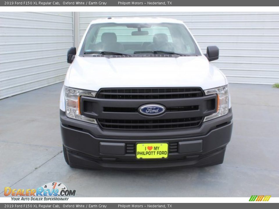 2019 Ford F150 XL Regular Cab Oxford White / Earth Gray Photo #3