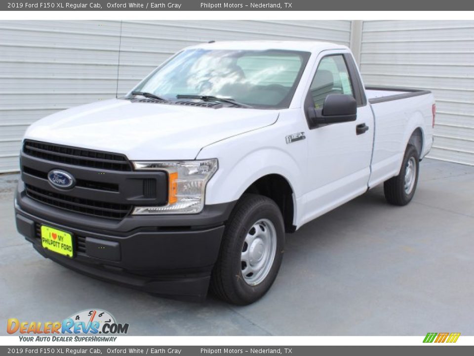 2019 Ford F150 XL Regular Cab Oxford White / Earth Gray Photo #4