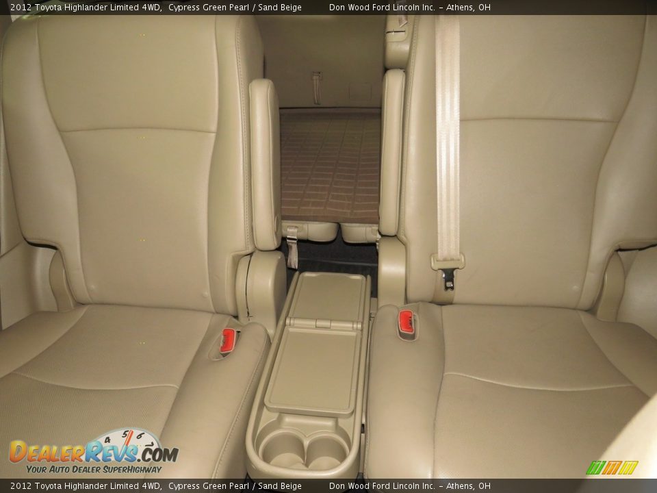 2012 Toyota Highlander Limited 4WD Cypress Green Pearl / Sand Beige Photo #22