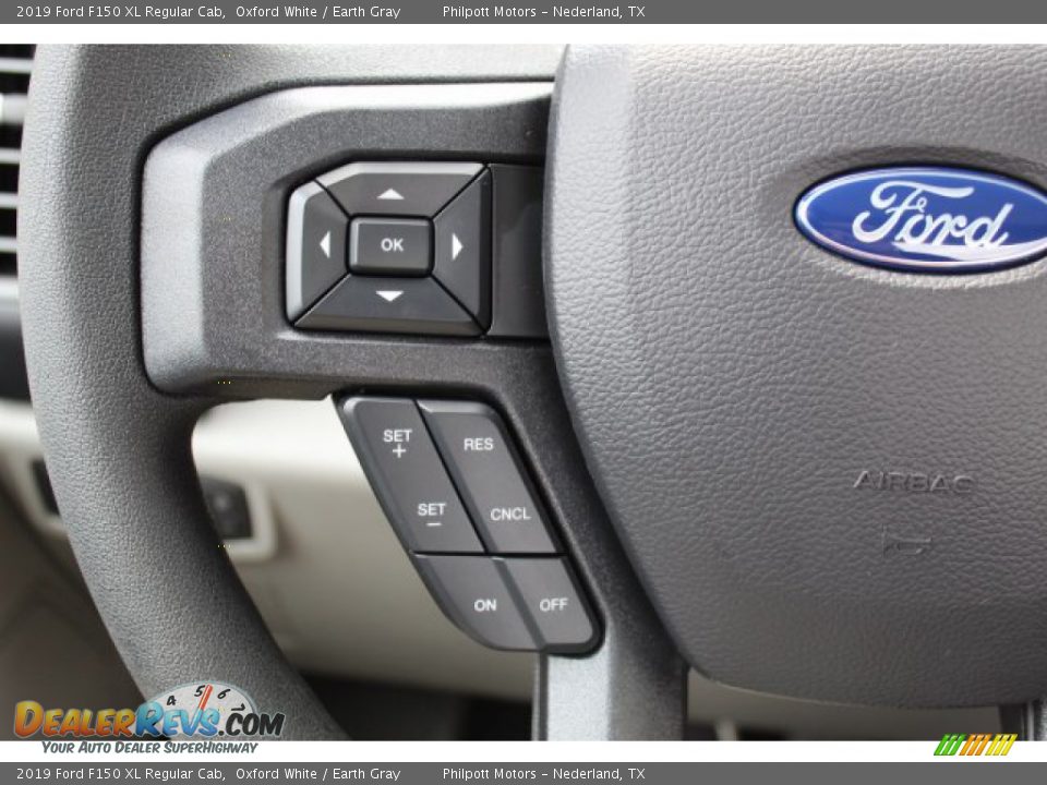 2019 Ford F150 XL Regular Cab Oxford White / Earth Gray Photo #9