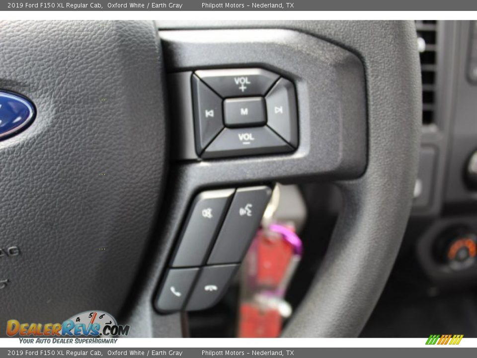 2019 Ford F150 XL Regular Cab Oxford White / Earth Gray Photo #10