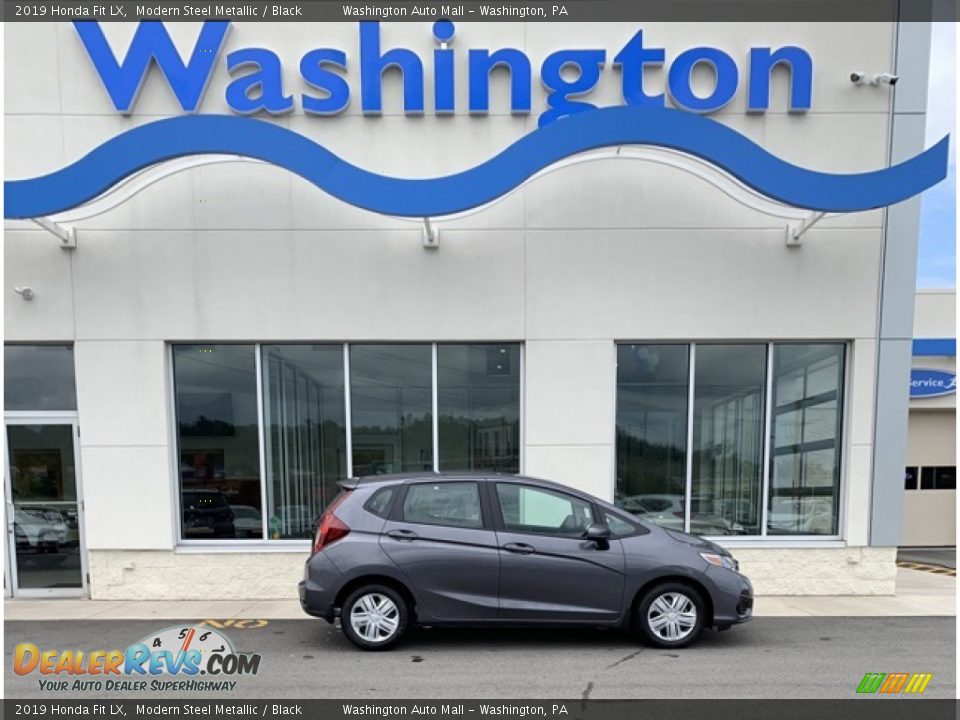 2019 Honda Fit LX Modern Steel Metallic / Black Photo #1