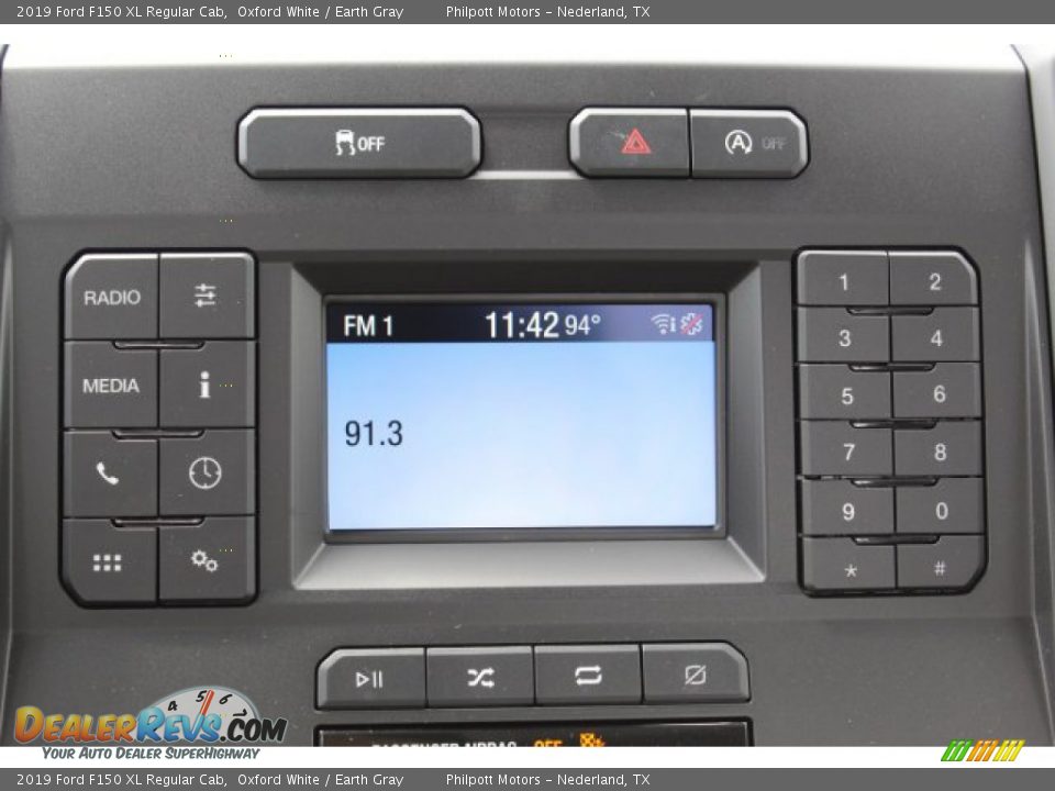 2019 Ford F150 XL Regular Cab Oxford White / Earth Gray Photo #13