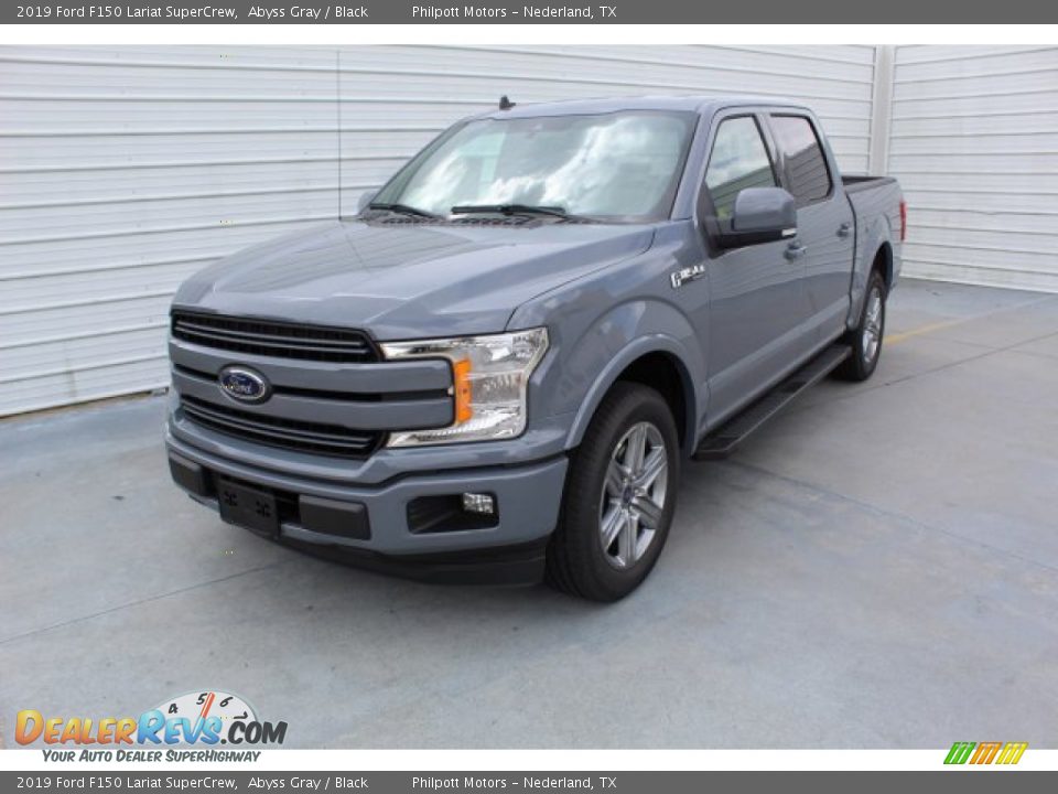 2019 Ford F150 Lariat SuperCrew Abyss Gray / Black Photo #4