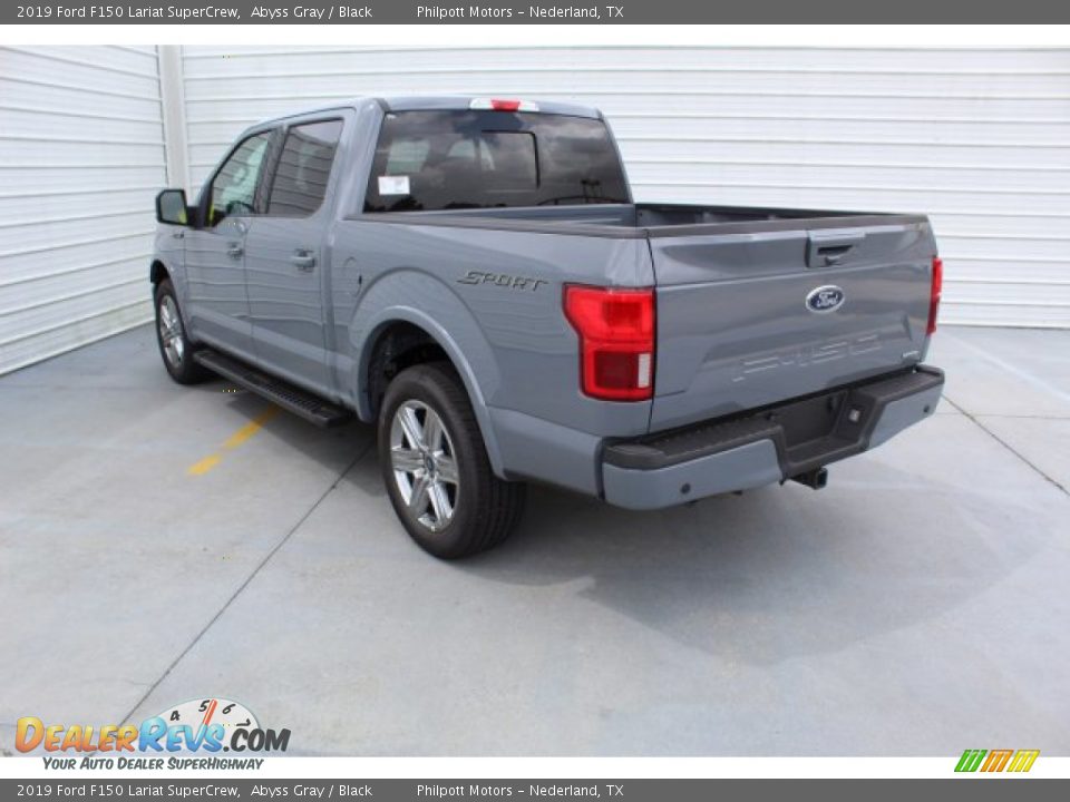 2019 Ford F150 Lariat SuperCrew Abyss Gray / Black Photo #6