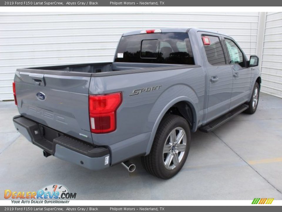 2019 Ford F150 Lariat SuperCrew Abyss Gray / Black Photo #8