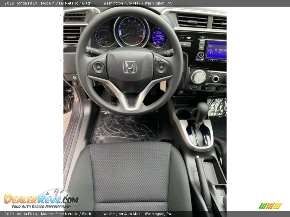 2019 Honda Fit LX Modern Steel Metallic / Black Photo #13