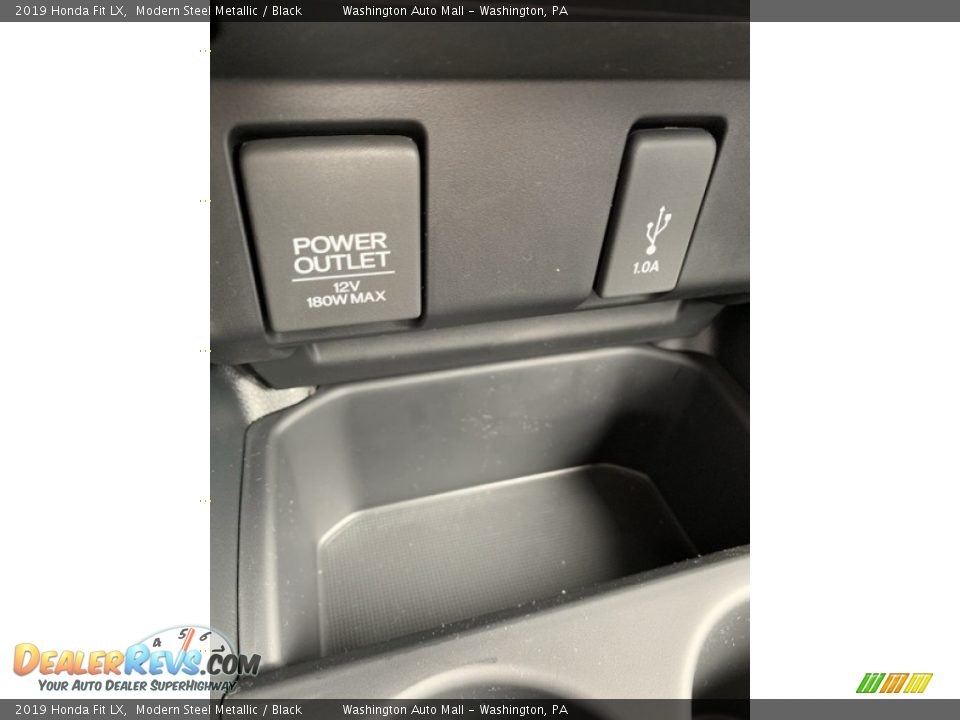 2019 Honda Fit LX Modern Steel Metallic / Black Photo #34