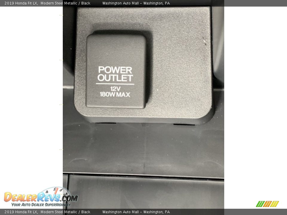 2019 Honda Fit LX Modern Steel Metallic / Black Photo #35