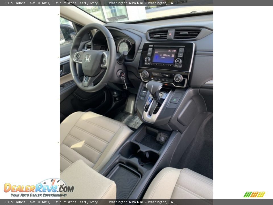 2019 Honda CR-V LX AWD Platinum White Pearl / Ivory Photo #28