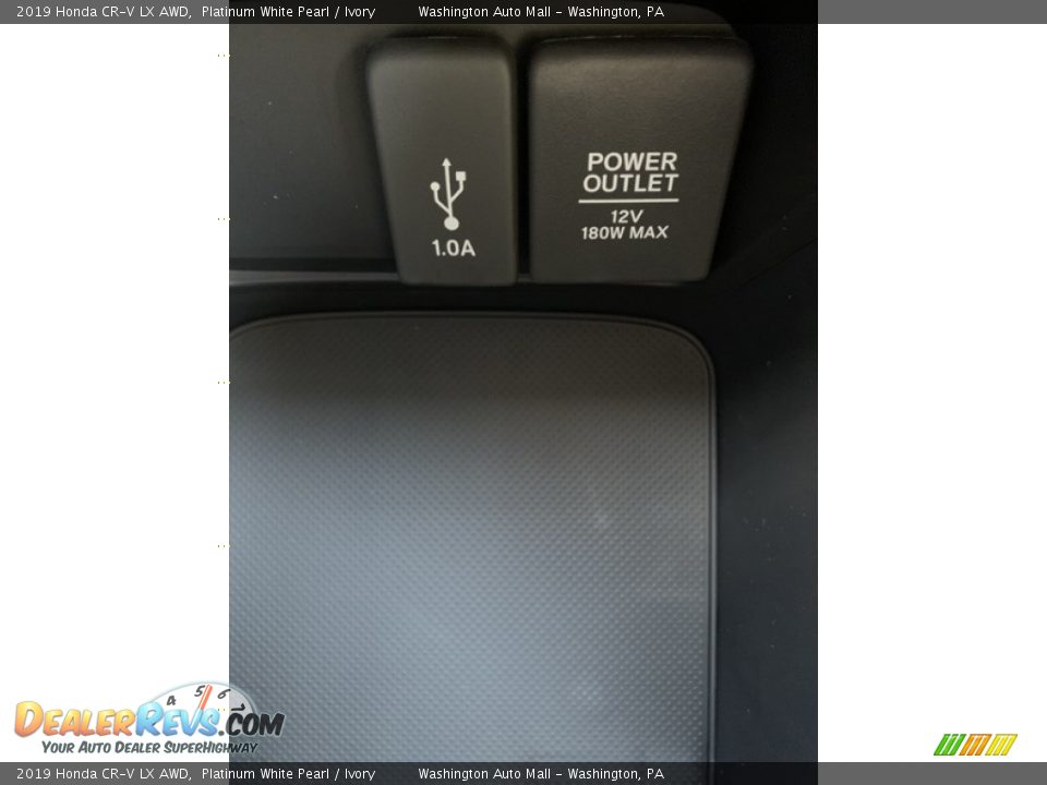 2019 Honda CR-V LX AWD Platinum White Pearl / Ivory Photo #36