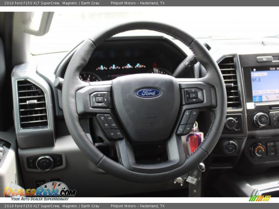 2019 Ford F150 XLT SuperCrew Magnetic / Earth Gray Photo #22
