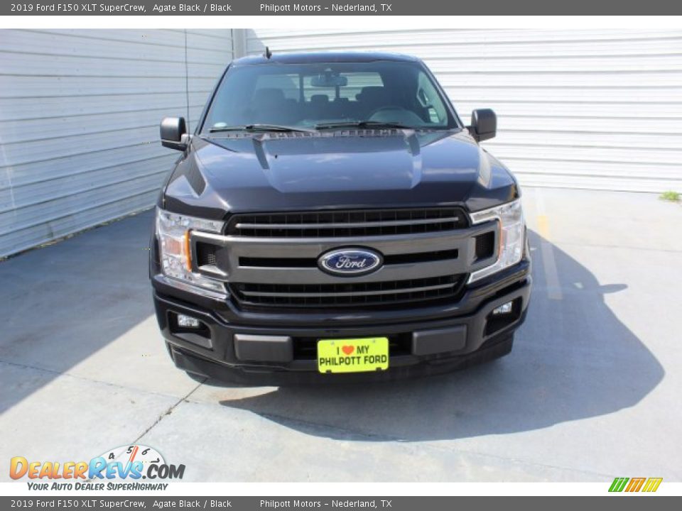 2019 Ford F150 XLT SuperCrew Agate Black / Black Photo #3