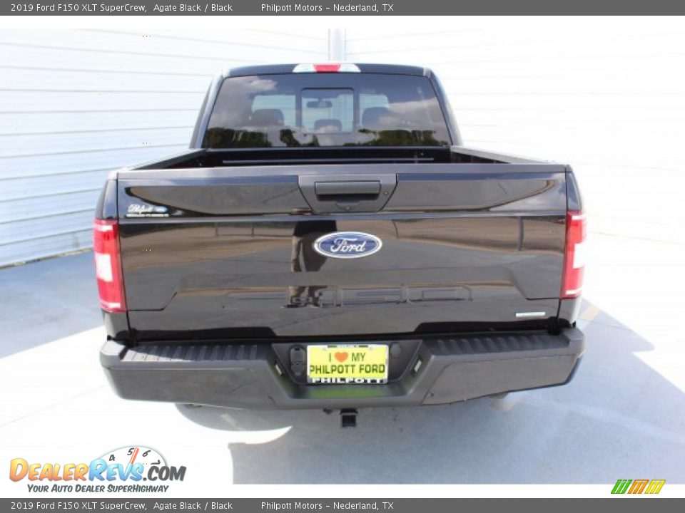 2019 Ford F150 XLT SuperCrew Agate Black / Black Photo #7