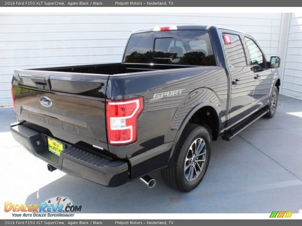 2019 Ford F150 XLT SuperCrew Agate Black / Black Photo #8