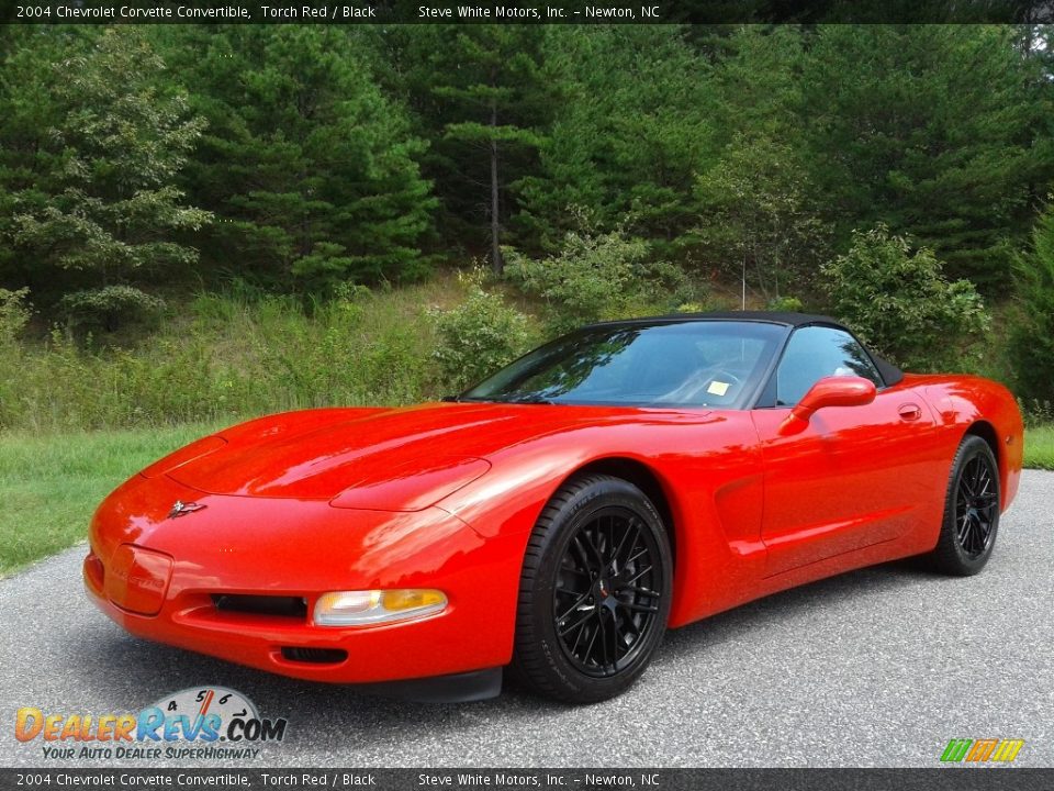 2004 Chevrolet Corvette Convertible Torch Red / Black Photo #3