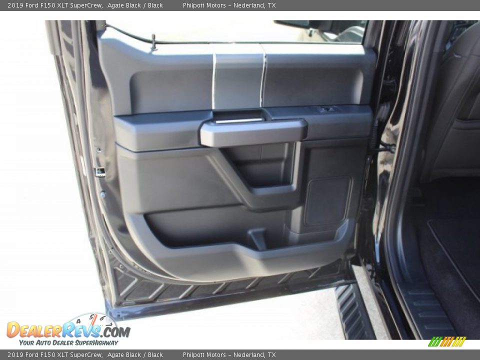 2019 Ford F150 XLT SuperCrew Agate Black / Black Photo #19
