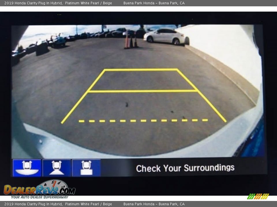 2019 Honda Clarity Plug In Hybrid Platinum White Pearl / Beige Photo #15