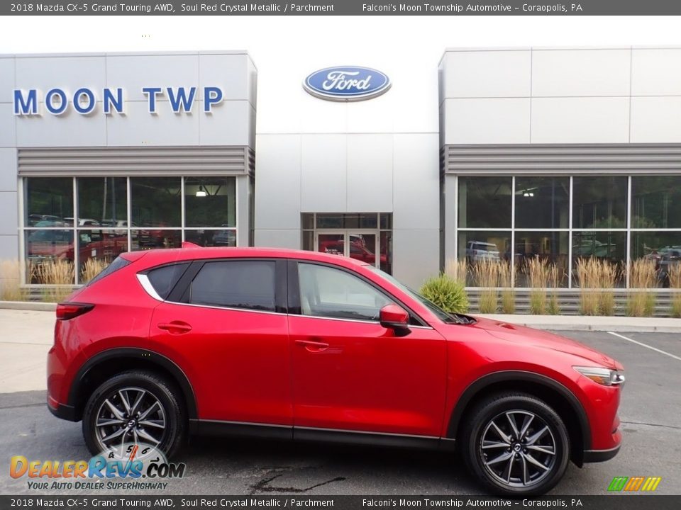 2018 Mazda CX-5 Grand Touring AWD Soul Red Crystal Metallic / Parchment Photo #1