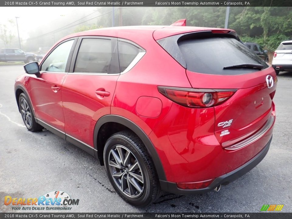 2018 Mazda CX-5 Grand Touring AWD Soul Red Crystal Metallic / Parchment Photo #5