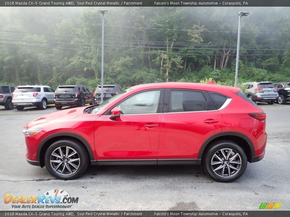 2018 Mazda CX-5 Grand Touring AWD Soul Red Crystal Metallic / Parchment Photo #6