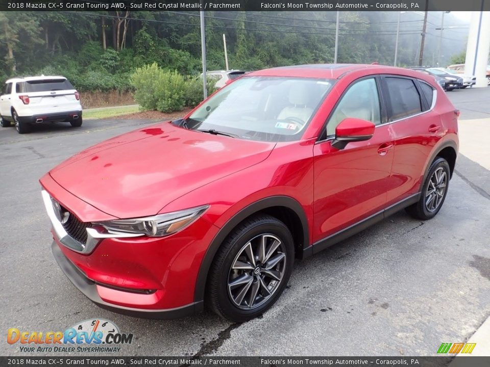 2018 Mazda CX-5 Grand Touring AWD Soul Red Crystal Metallic / Parchment Photo #7
