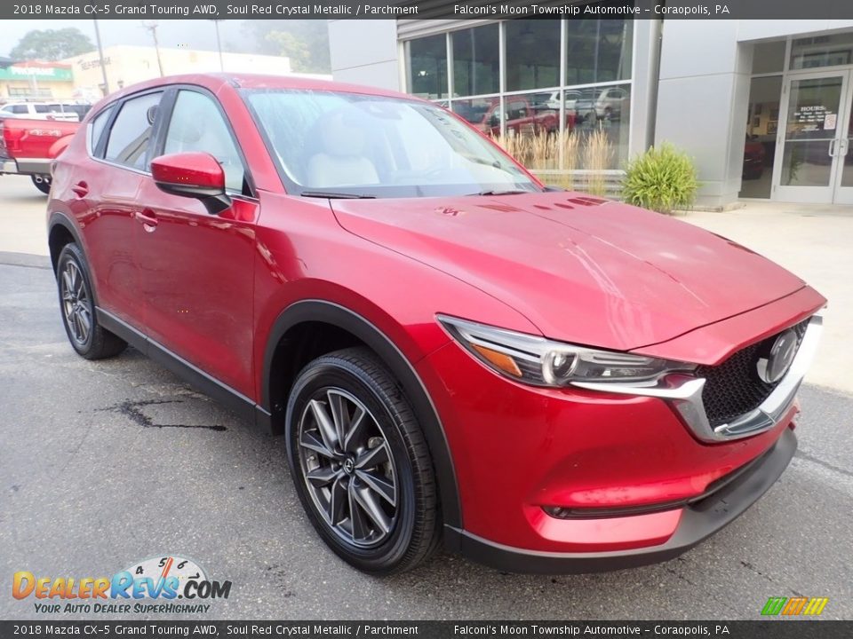 2018 Mazda CX-5 Grand Touring AWD Soul Red Crystal Metallic / Parchment Photo #9
