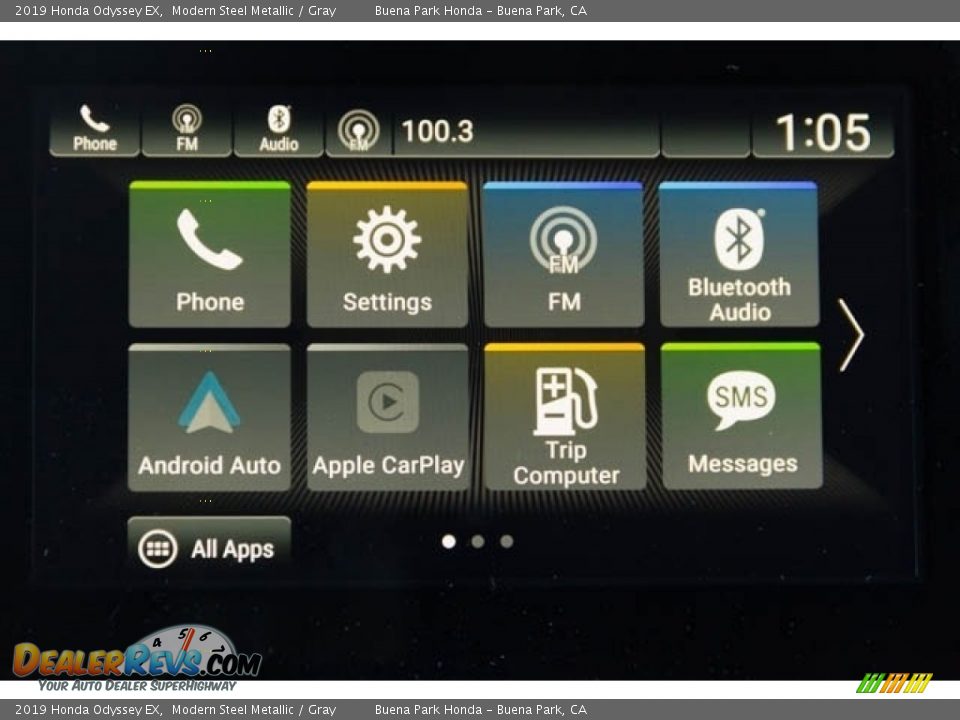 2019 Honda Odyssey EX Modern Steel Metallic / Gray Photo #16