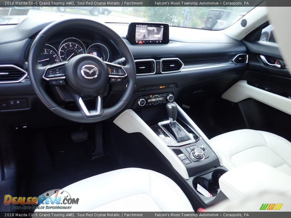 2018 Mazda CX-5 Grand Touring AWD Soul Red Crystal Metallic / Parchment Photo #17