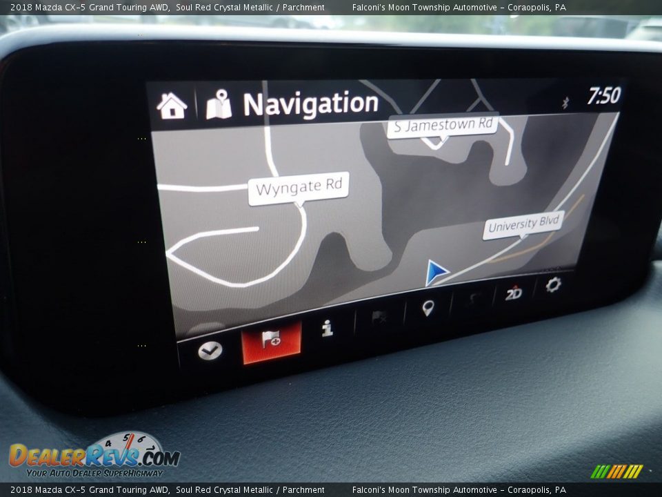 2018 Mazda CX-5 Grand Touring AWD Soul Red Crystal Metallic / Parchment Photo #21