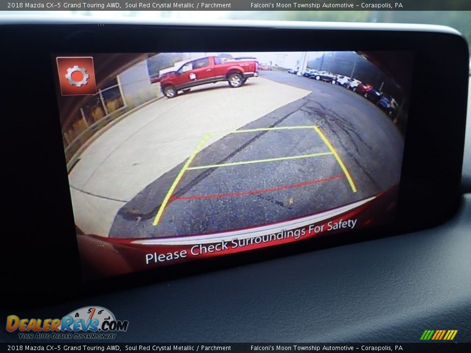 2018 Mazda CX-5 Grand Touring AWD Soul Red Crystal Metallic / Parchment Photo #25