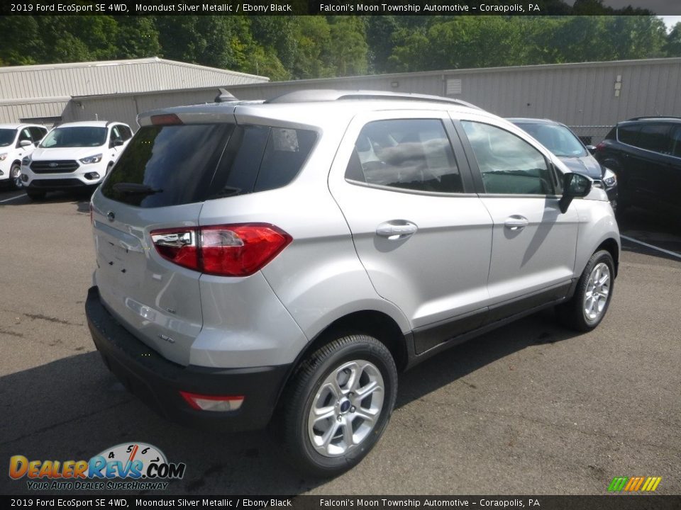 2019 Ford EcoSport SE 4WD Moondust Silver Metallic / Ebony Black Photo #2