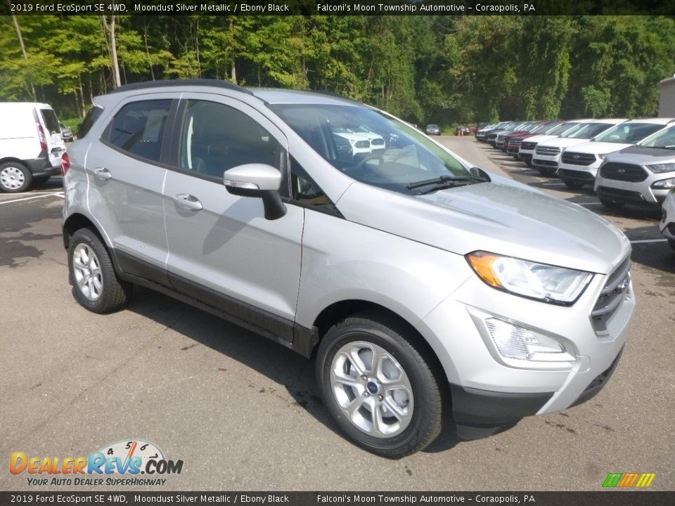 2019 Ford EcoSport SE 4WD Moondust Silver Metallic / Ebony Black Photo #3