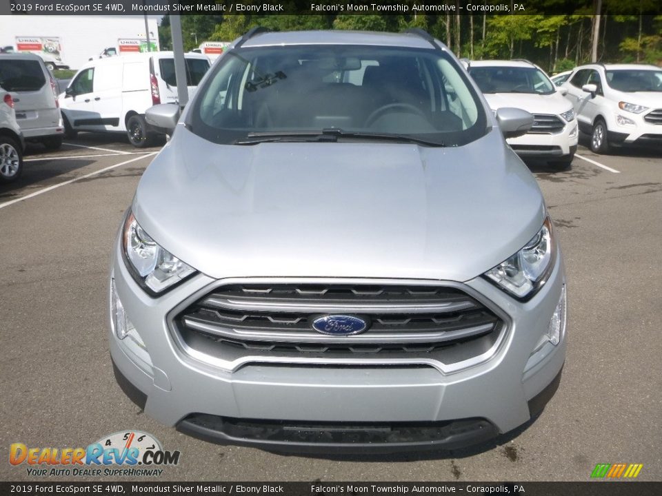 2019 Ford EcoSport SE 4WD Moondust Silver Metallic / Ebony Black Photo #4