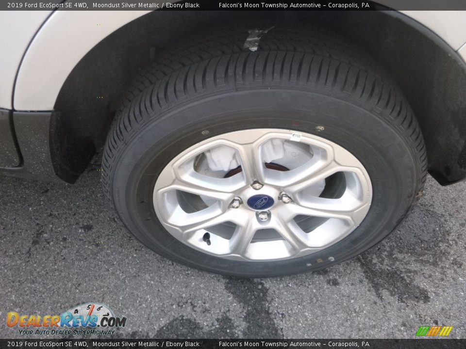 2019 Ford EcoSport SE 4WD Moondust Silver Metallic / Ebony Black Photo #7