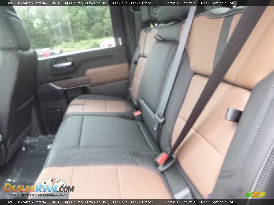 Rear Seat of 2020 Chevrolet Silverado 2500HD High Country Crew Cab 4x4 Photo #14