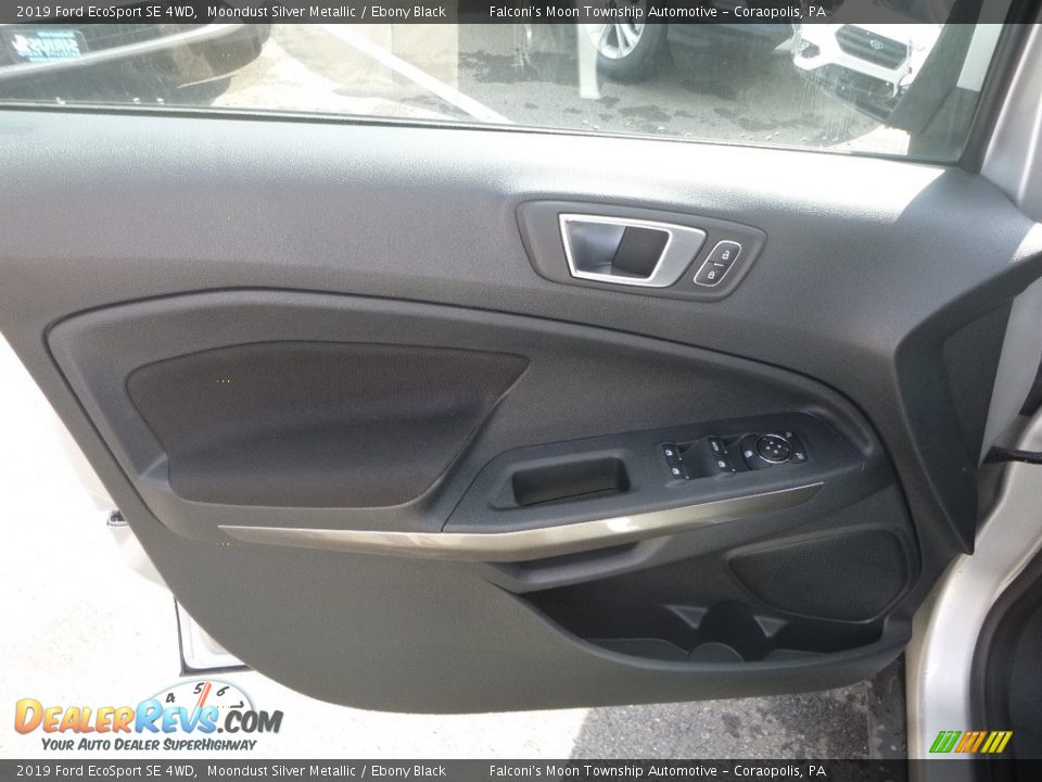 2019 Ford EcoSport SE 4WD Moondust Silver Metallic / Ebony Black Photo #11