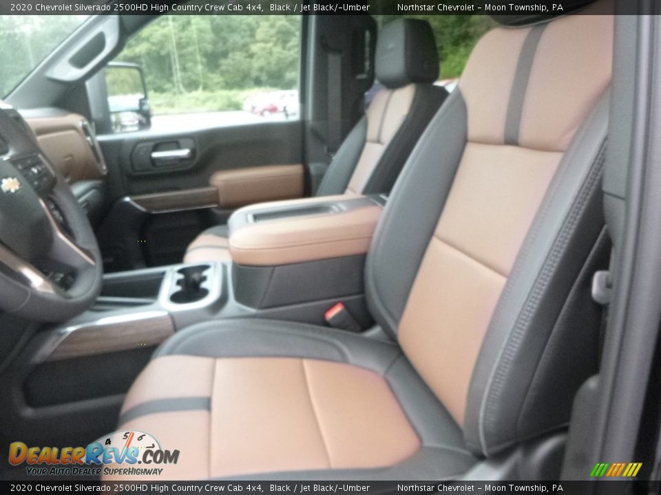 Jet Black/­Umber Interior - 2020 Chevrolet Silverado 2500HD High Country Crew Cab 4x4 Photo #16