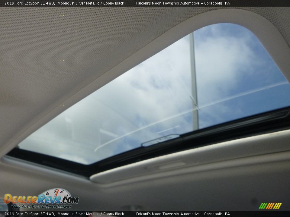 2019 Ford EcoSport SE 4WD Moondust Silver Metallic / Ebony Black Photo #15