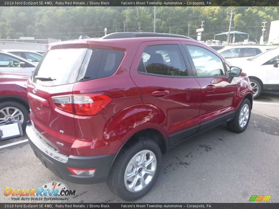 2019 Ford EcoSport SE 4WD Ruby Red Metallic / Ebony Black Photo #2