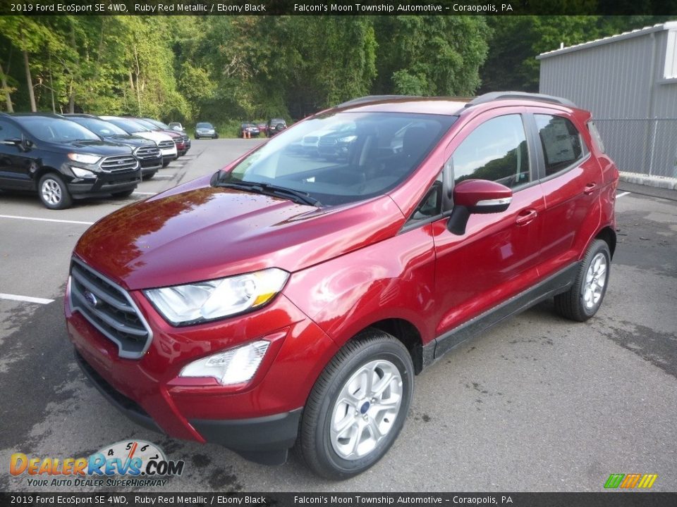 2019 Ford EcoSport SE 4WD Ruby Red Metallic / Ebony Black Photo #5
