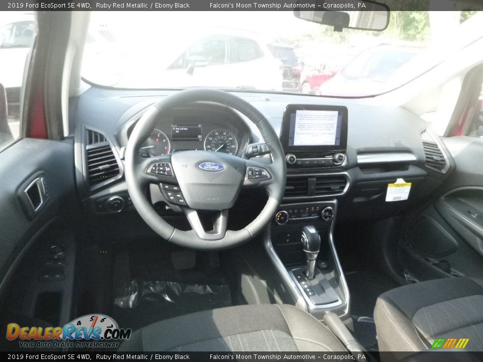 2019 Ford EcoSport SE 4WD Ruby Red Metallic / Ebony Black Photo #9