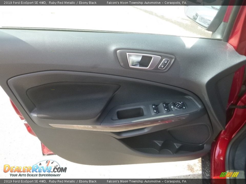 2019 Ford EcoSport SE 4WD Ruby Red Metallic / Ebony Black Photo #10