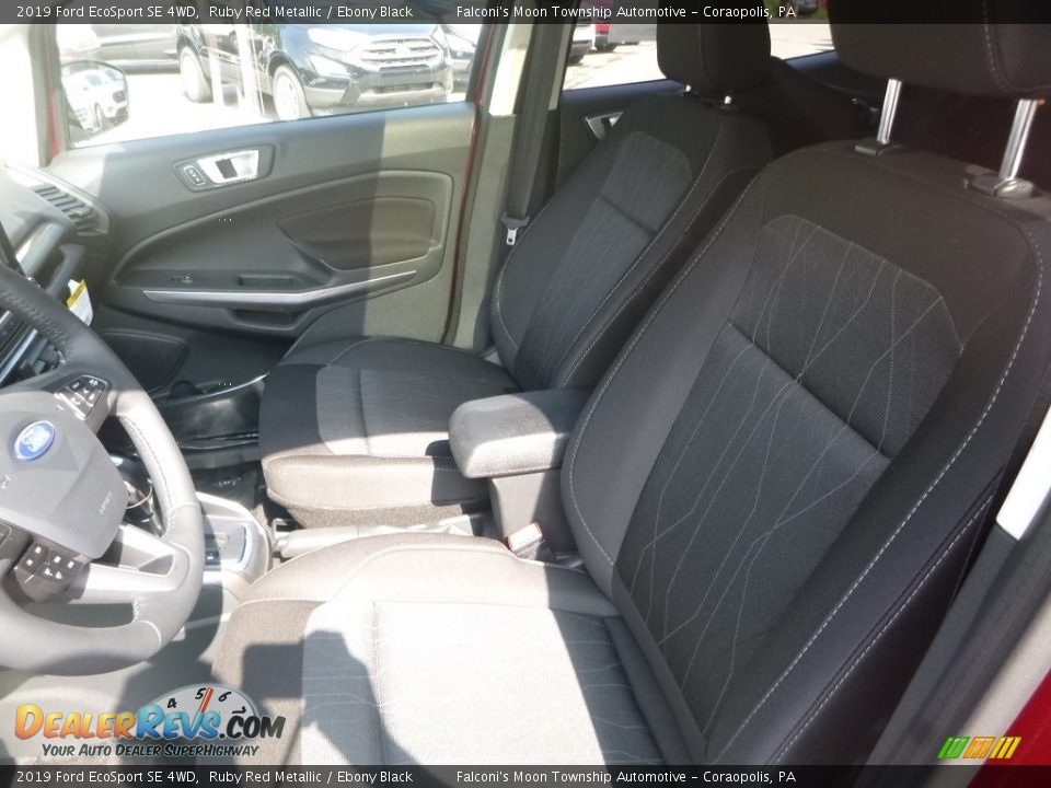2019 Ford EcoSport SE 4WD Ruby Red Metallic / Ebony Black Photo #11