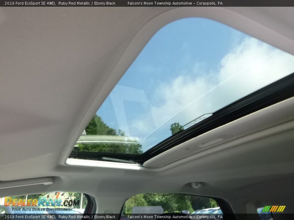 2019 Ford EcoSport SE 4WD Ruby Red Metallic / Ebony Black Photo #13