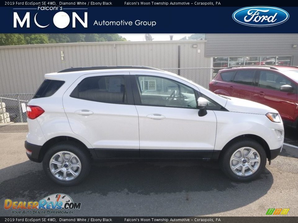 2019 Ford EcoSport SE 4WD Diamond White / Ebony Black Photo #1