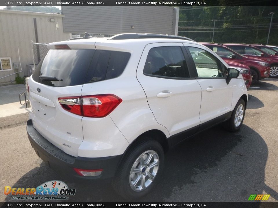 2019 Ford EcoSport SE 4WD Diamond White / Ebony Black Photo #2