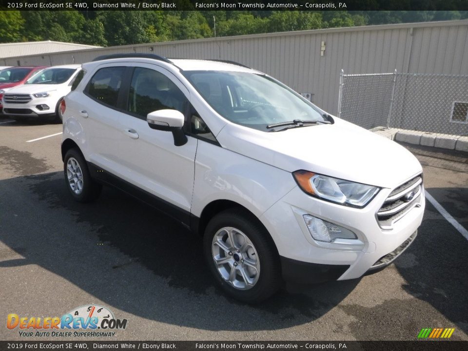 2019 Ford EcoSport SE 4WD Diamond White / Ebony Black Photo #3