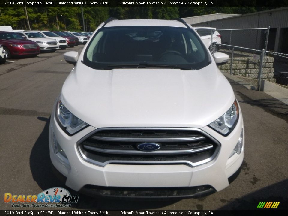 2019 Ford EcoSport SE 4WD Diamond White / Ebony Black Photo #4